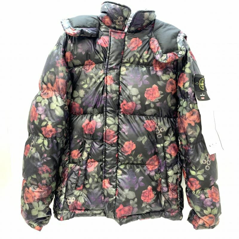 【中古】Supreme×STONEISLAND 17AW Lamy Cover Stampato Puffy Jacket サイズM　シュプリーム　ストーンアイランド[92]