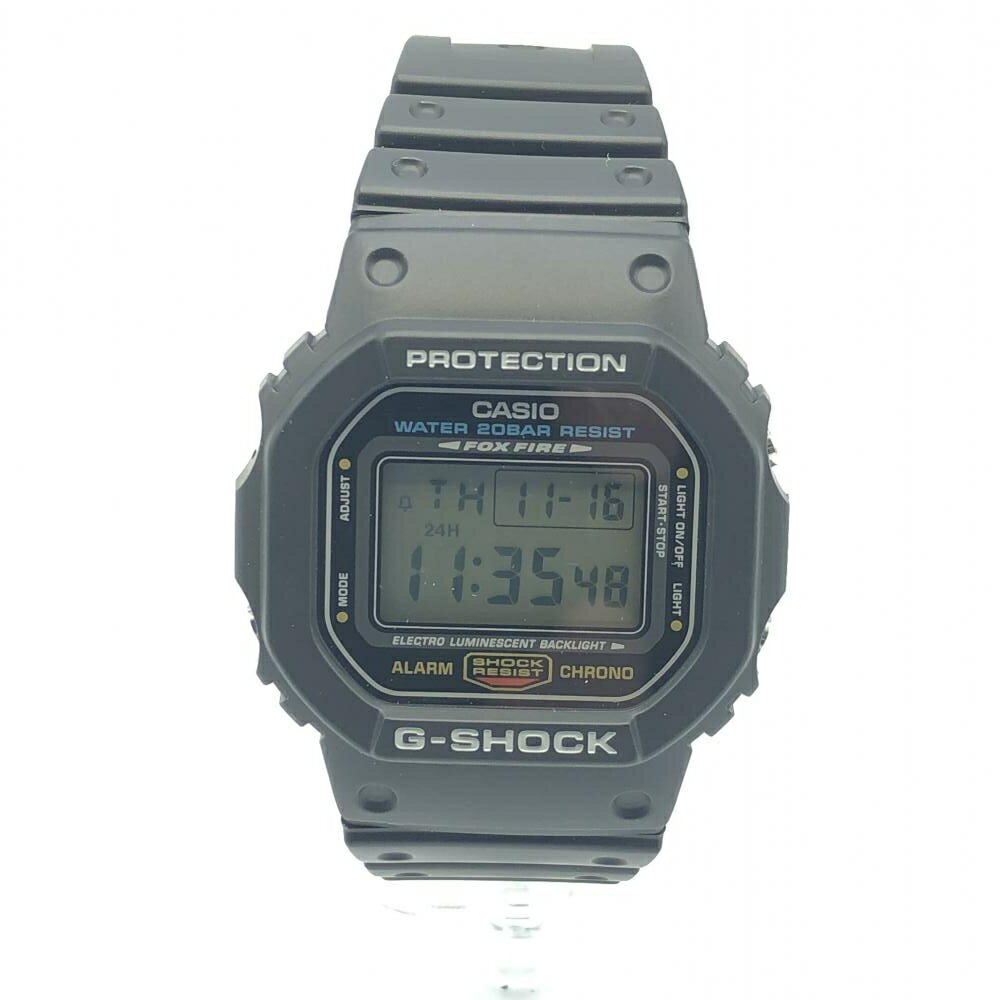 【中古】G-SHOCK　DW-5600E -1　未使用　