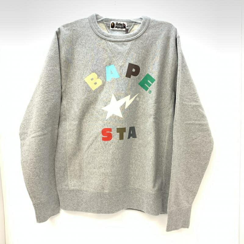 【中古】A BATHING APE Bape Sta Crewneck Sweatshirt M GLAY アベイシングエイプ 92