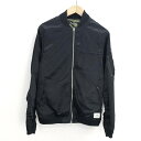 CRIMIE REVERSIBLE MA-1 JACKET M ブラック グリーン クライミー