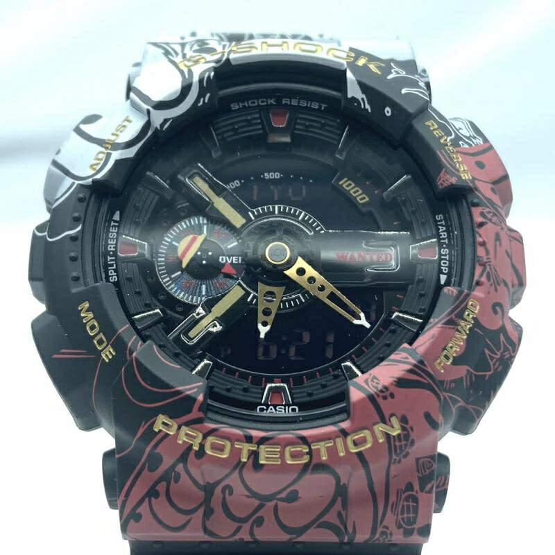 【中古】CASIO G-SHOCK ONE PIECE コラボレーション GA-110JOP-1A4JR カシオ ジーショック ワンピース 腕時計 [19]