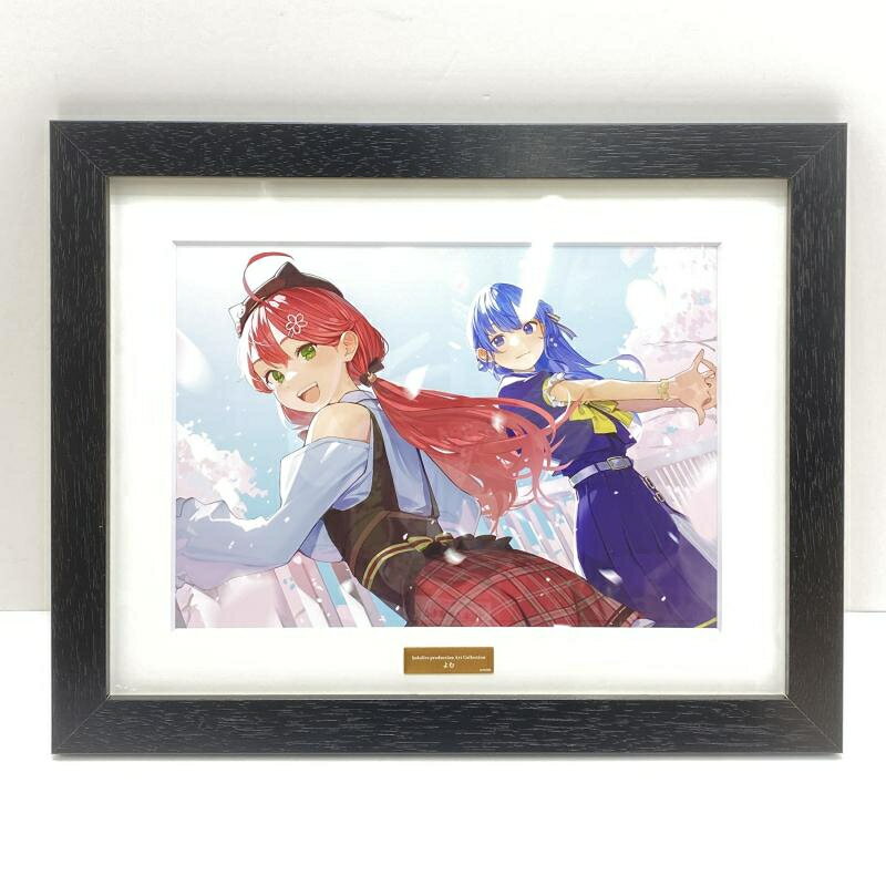 【中古】【開封】hololive production Art Collection 描き下ろし複製原画 よむver. ホロライブ さくらみこ 星街すいせい 95