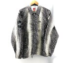 【中古】Supreme×THE NORTH FACE 2018AW Snake Skin Jacket サイズM ベージュ シュプリーム×ザノースフェイス 24