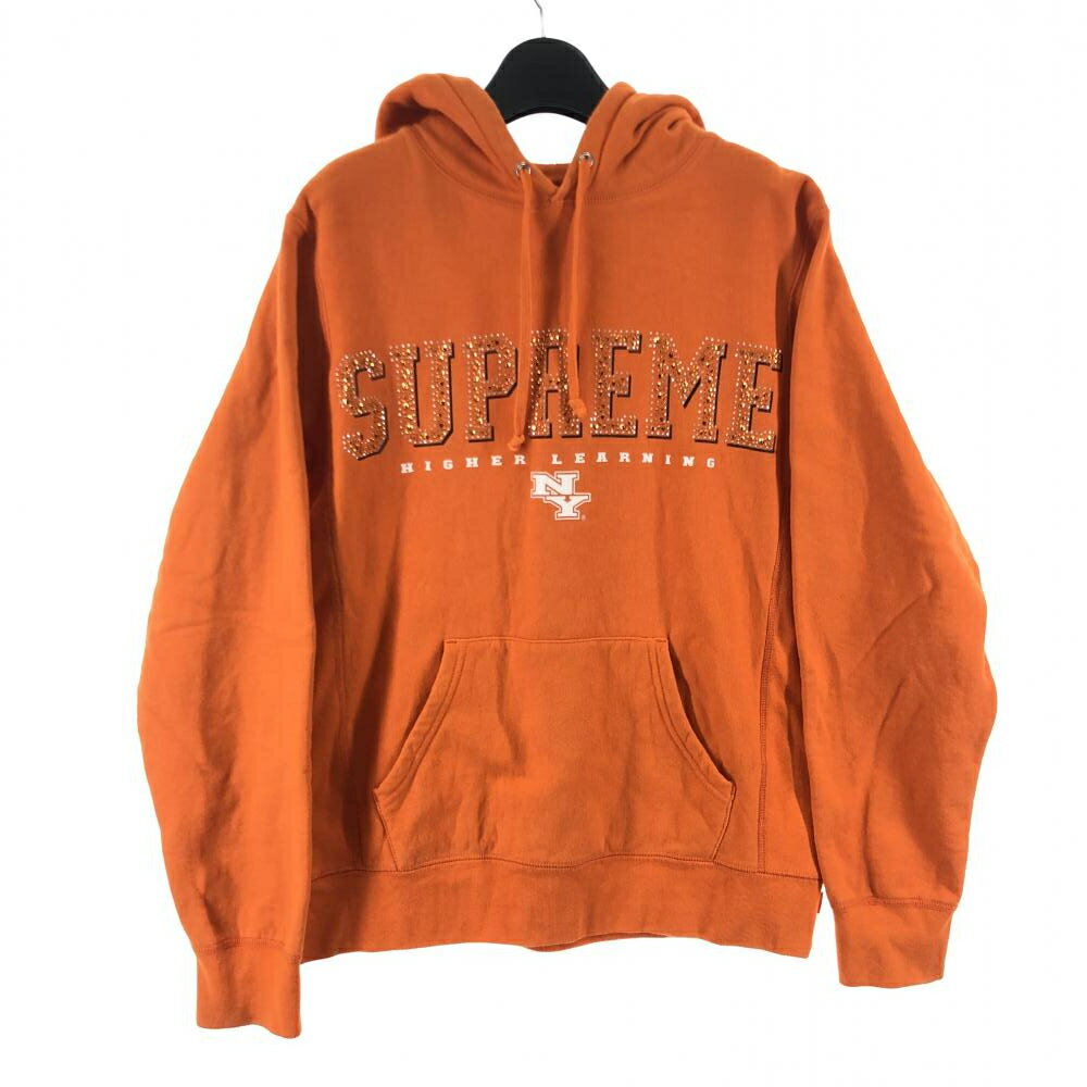 【中古】Supreme 20SS Gems Hooded Sweatshirt サイズS オレンジ シュプリーム フーディ 17