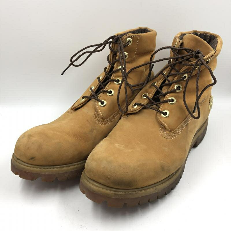 【中古】Timberland ロールトップ イエローブーツ サイズ：26cm ティンバーランド 24