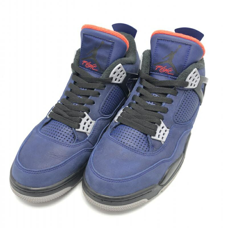 【中古】NIKE AIR JORDAN4 Retro WNTR Loyal Blue/White/Black 28.5 CQ9597-401 ナイキ 10