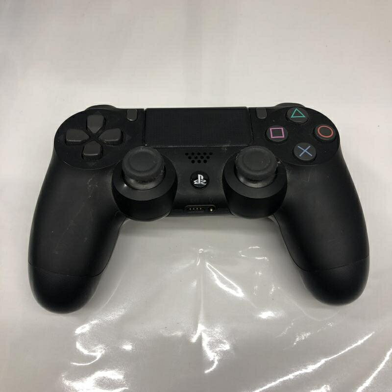 【中古】ゲームOP）本体のみジャンク品)PS4コントローラー黒 CUH-ZCT2J 動作不...