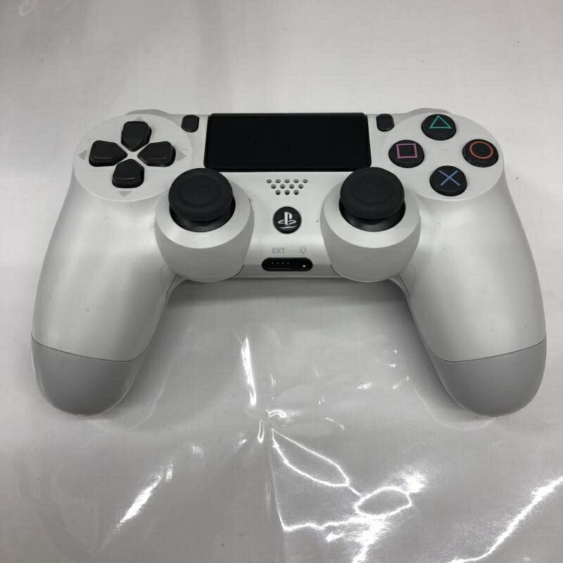 【中古】ゲームOP）本体のみジャンク品)PS4コントローラー白 CUH-ZCT2J 動作不良 22