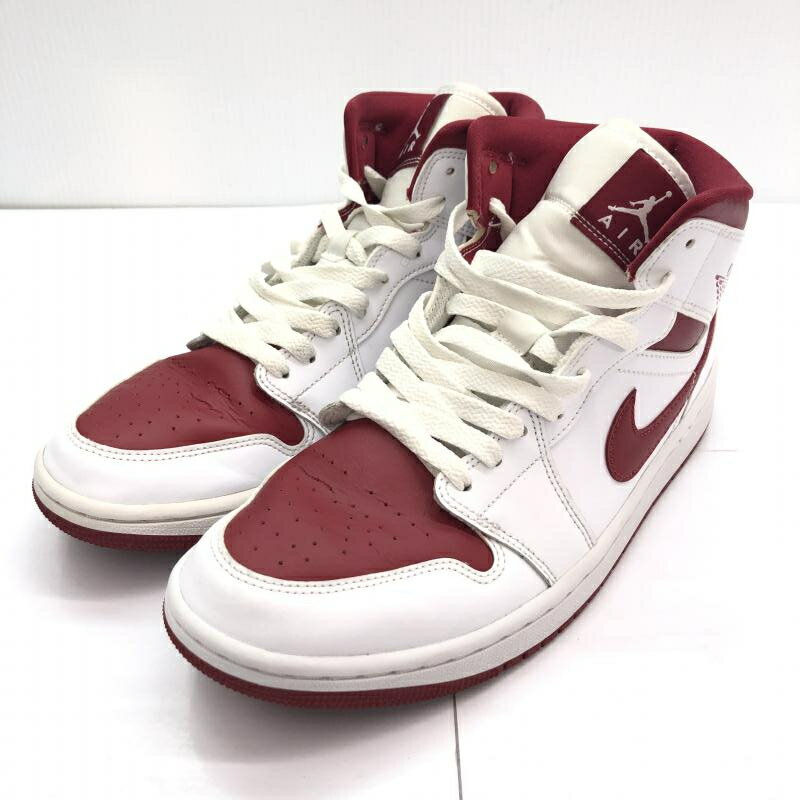 【中古】NIKE WMNS AIR JORDAN 1 Mid Reverse chicago サイズ27.5cm BQ6472-161 ナイキ[91]