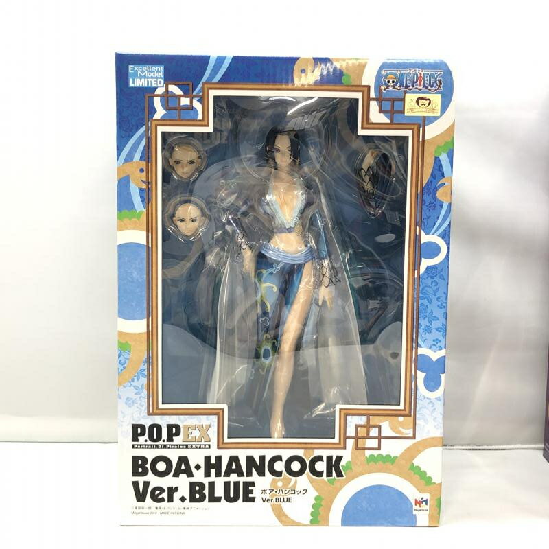 【中古】メガハウス Portrait.Of.Pirates NEO-DX ボア ハンコック Ver.BLUE 未開封品 ワンピース 97