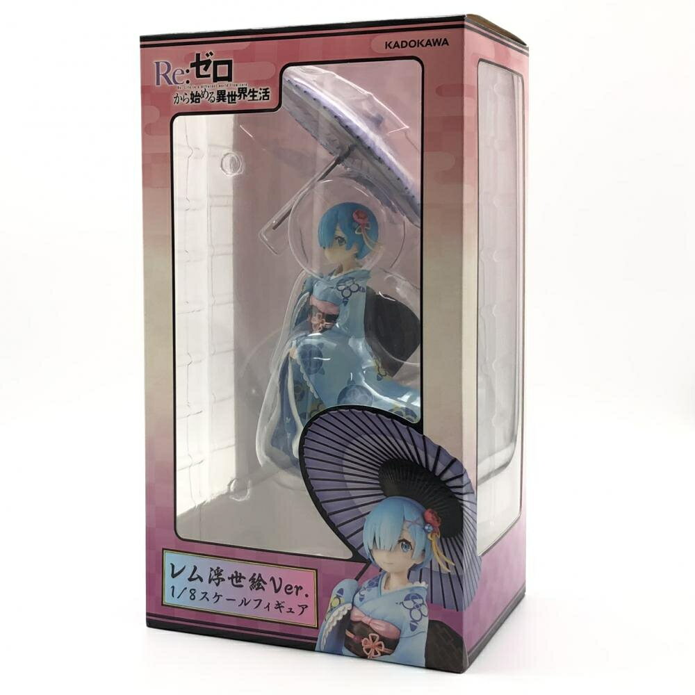 【中古】開封 KADOKAWA Re:ゼロから始める異世界生活 リゼロ KDcolle 1/8 レム 浮世絵ver. 17