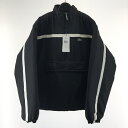 【中古】Supreme × LACOSTE 19AW Puffy Half Zip Jacket サイズS ブラック シュプリーム × ラコステ 17