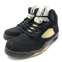 【中古】NIKE×A Ma Maniere AIR JORDAN5 RETRO SP Black 27.5cm FD1330-001 ナイキ×アママニエール 24