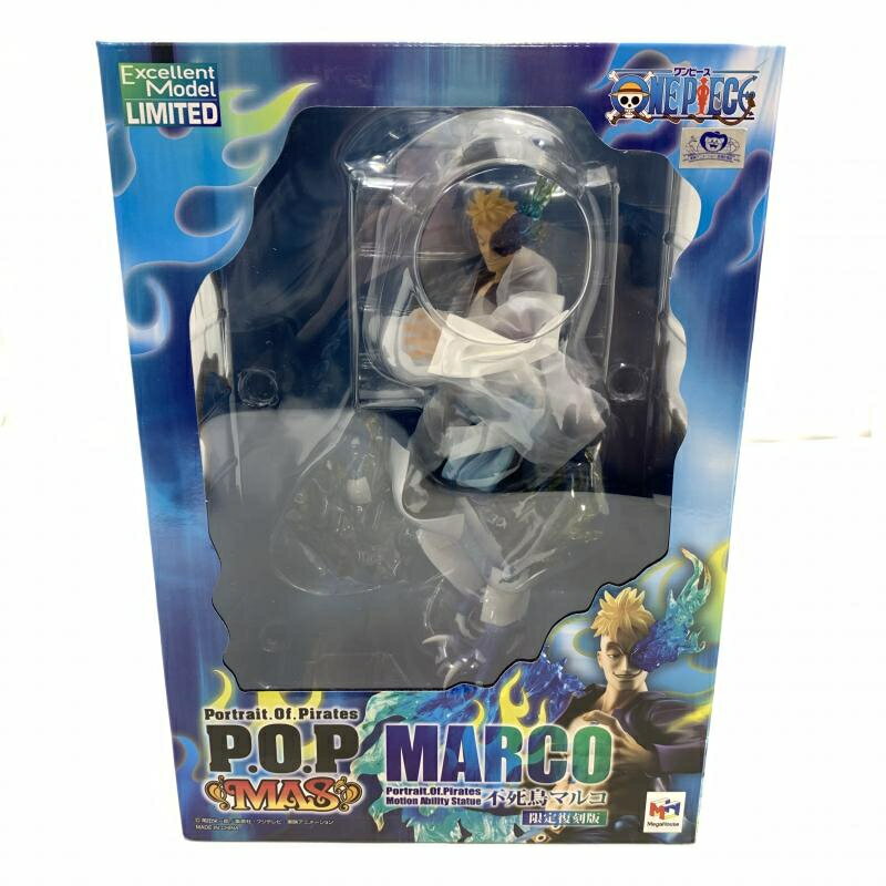 【中古】未開封)Megahouse P.O.P MAS 不死鳥マルコ 限定復刻版 フィギュア ワンピース 19