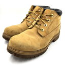 【中古】Timberland NELSON CHUKKA WP BOOT イエローベージュ サイズ27.0 ティンバーランド[24]