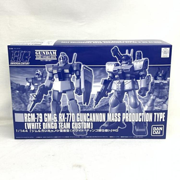 【中古】ガンダム）HGUC 1/144 ジム&ガンキャノン(ホワイト・ディンゴ隊仕様) [19]