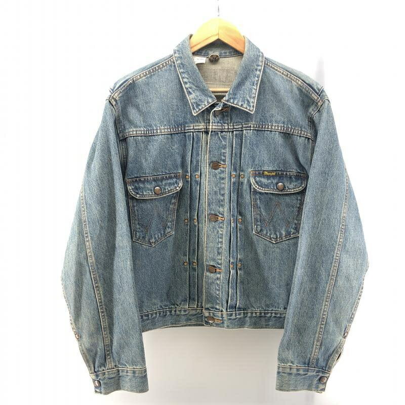 【中古】90s Wrangler 11MJ デニムジャケット 38～40相当 △タグ欠損 ラングラー 24