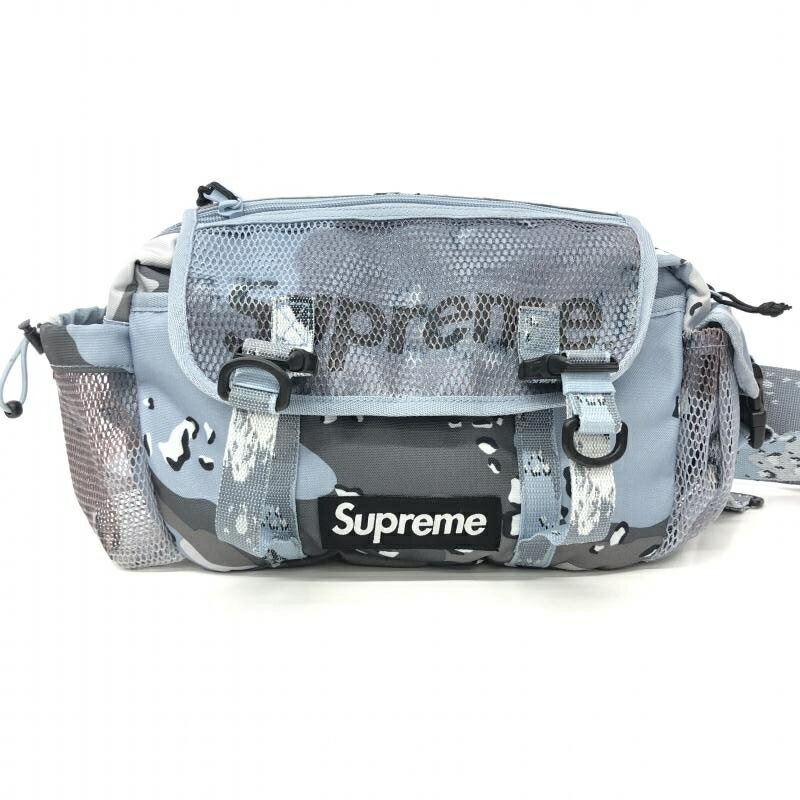 yÁzSUPREME 20SS Waist Bag Blue Camo u[@Vv[@EGXgobO[66]