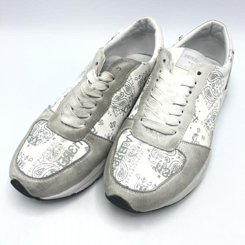 【中古】1piu1uguale3 ローカットスニーカー 26.0cm USX-23001[10]