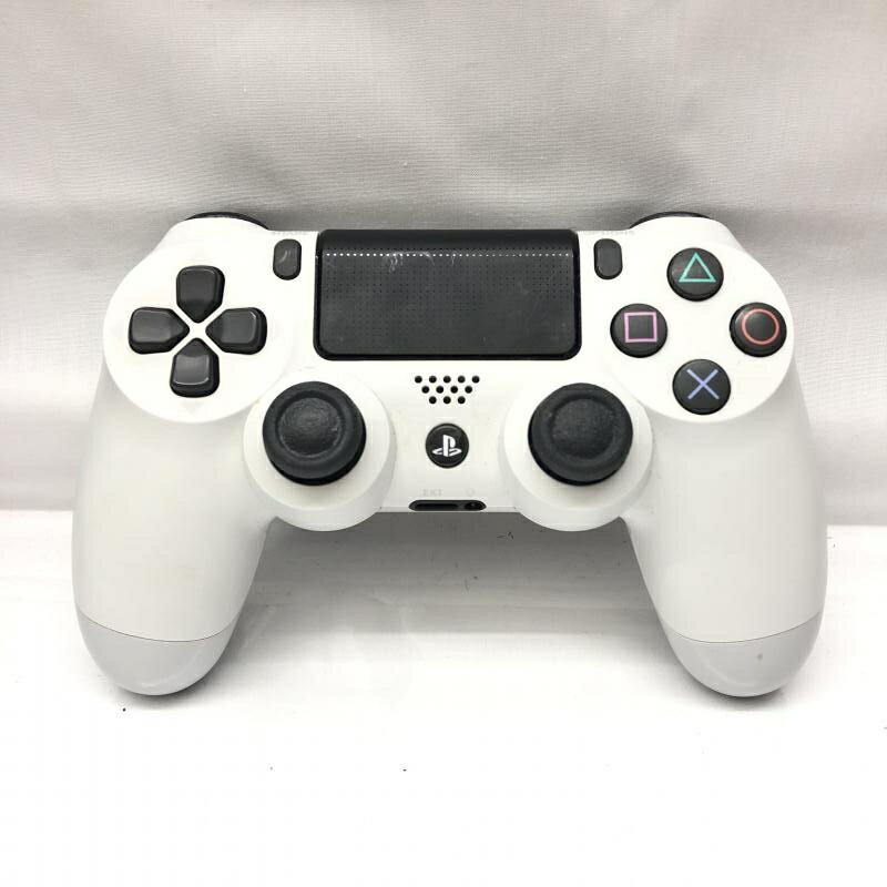 【中古】本体のみジャンク品)PS4コントローラー白 CUH-ZCT2J 動作不良 22