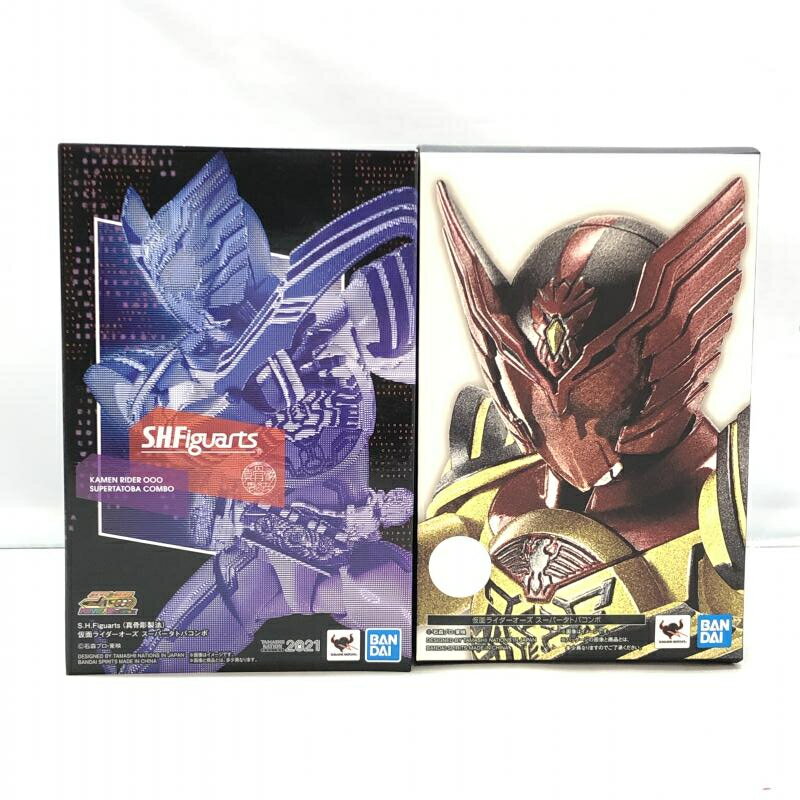 【中古】バンダイ S.H.Figuarts 真骨彫製法 仮面ライダーオーズ スーパータトバ コンボ 開封品 仮面ライダー×仮面ライダー フォーゼ＆オーズ MOVIE大戦MEGA MAX 97