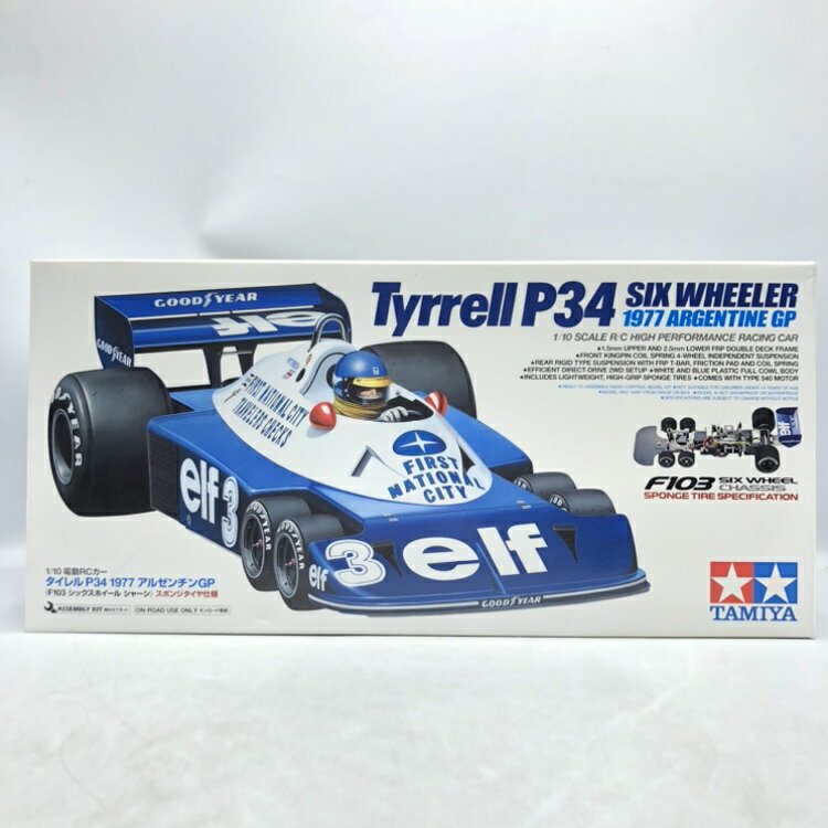 【中古】タミヤ タイレルP34 1977 アルゼンチンGP 1/10 開封品 未組立 70