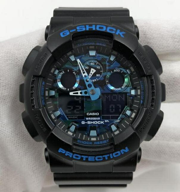 šG-SHOCK GA-100CB-1AJF ե ֥롼ߥ֥å ġå[24]