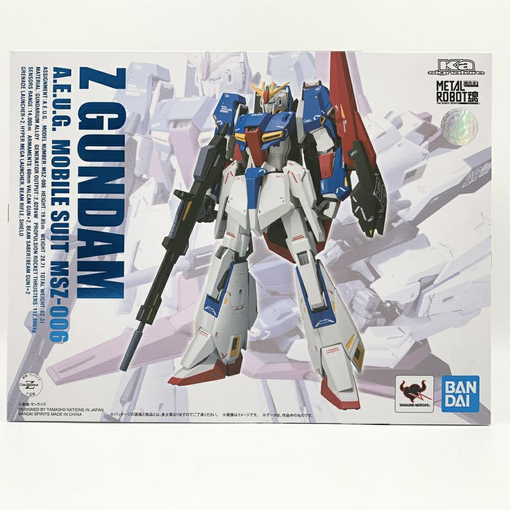 【中古】開封 バンダイ 機動戦士Zガンダム METAL ROBOT魂 Ka signature SIDE MS Zガンダム 17