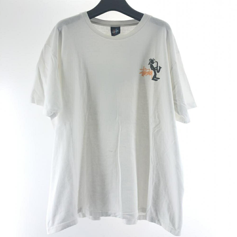 【中古】90s STUSSY サックスマンTシャ