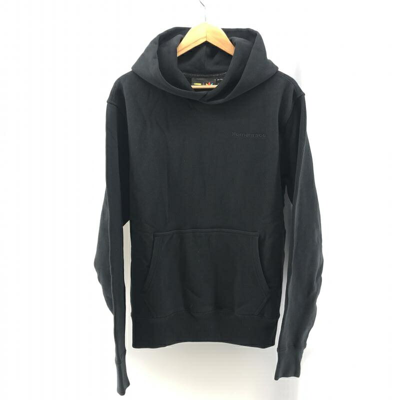 【中古】adidas 21SS PW BASICS HOOD M ブラック　アディダス[24]