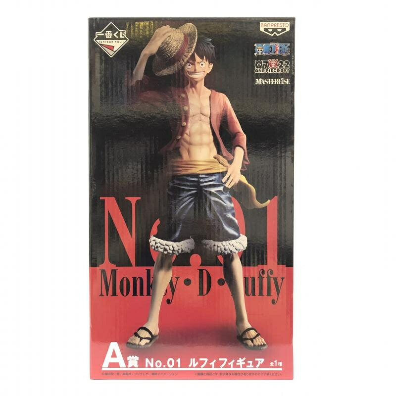 【中古】未開封) A賞 モンキー・D・ルフィ フィギュア MASTERLISE ｢一番くじ ワンピース THE BEST EDITION｣ バンプレスト[66]