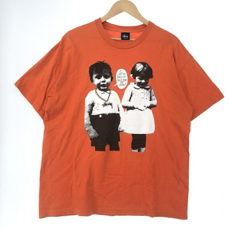 【中古】STUSSY 90s フォトTシャツ XL 