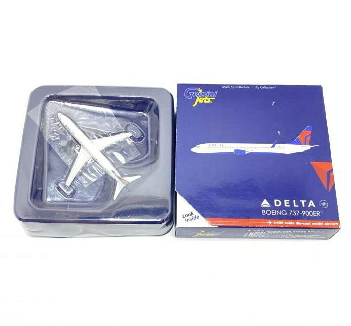 【中古】【破損品】GeminiJets(ジェミニジェッツ) 1/400 737-900 デルタ航空 N801DZ[95]