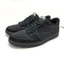 【中古】NIKE × Travis Scott AIR JORDAN 1 LOW OG SP Black Phantom サイズ26.5cm DM7866-00...