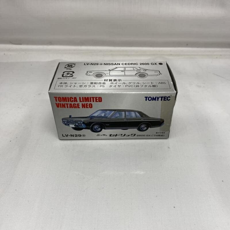 【中古】1/64 トミーテック TLV-N29a セドリック 2600GX (黒)[22]