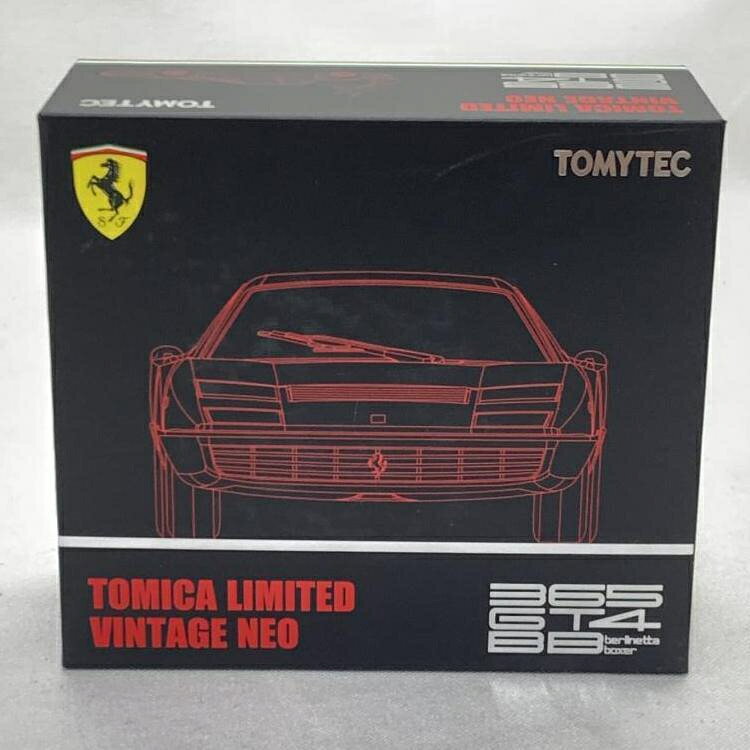 【中古】1/64 トミーテック TLV-NEO フェラーリ 365 GT4 BB (赤/黒)[19]