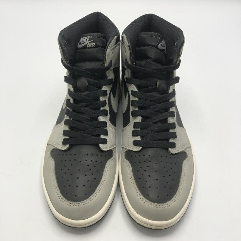 【中古】NIKE AIR JORDAN 1 High OG Shadow 2.0 スニーカー 28cm 555088-035 グレー ブラック ナイキ[10]