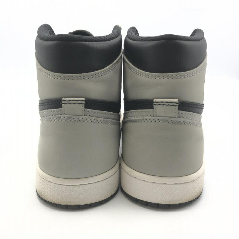 【中古】NIKE AIR JORDAN 1 High OG Shadow 2.0 スニーカー 28cm 555088-035 グレー ブラック ナイキ[10]