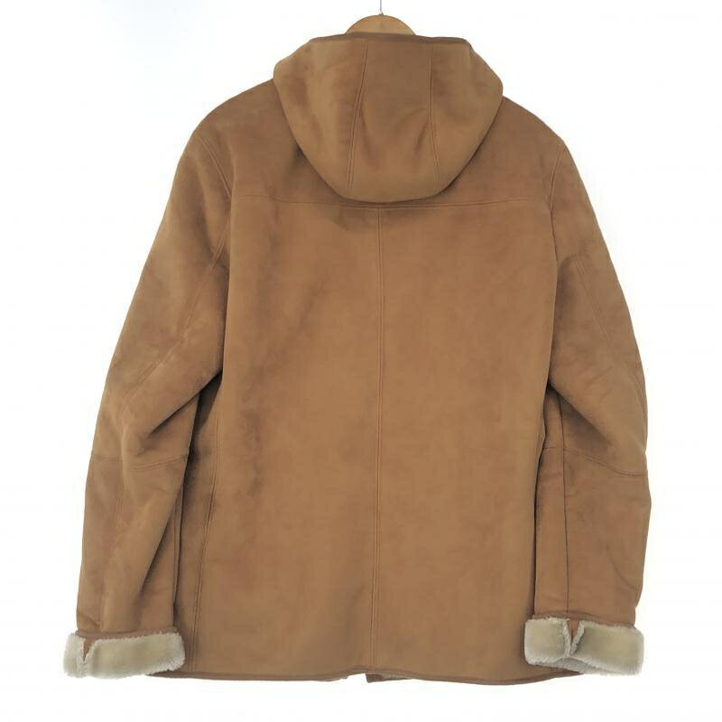 【中古】JUNMEN フェイクムートンジャケット L キャメル ジュンメン[10]