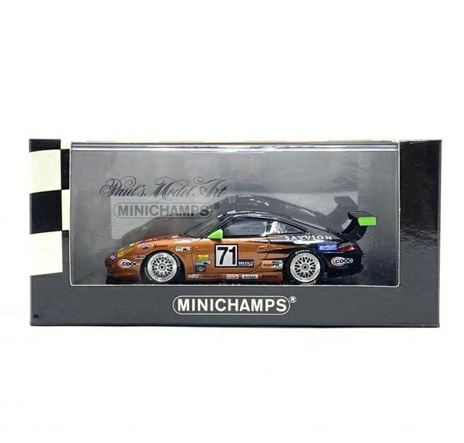 乐天商城 - 【中古】【開封】ミニチャンプス 1/43 ポルシェ 911 GT3 カップ 2005 デイトナ SAVVION ミニカー [400056271][95]