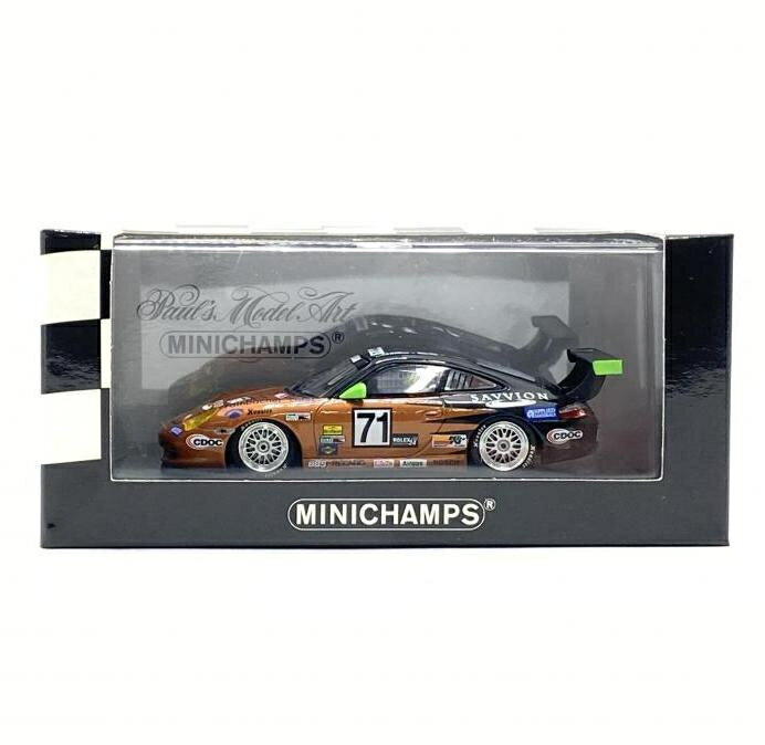 ミニチャンプス 1/43 ポルシェ 911 GT3 カップ 2005 デイトナ SAVVION ミニカー 