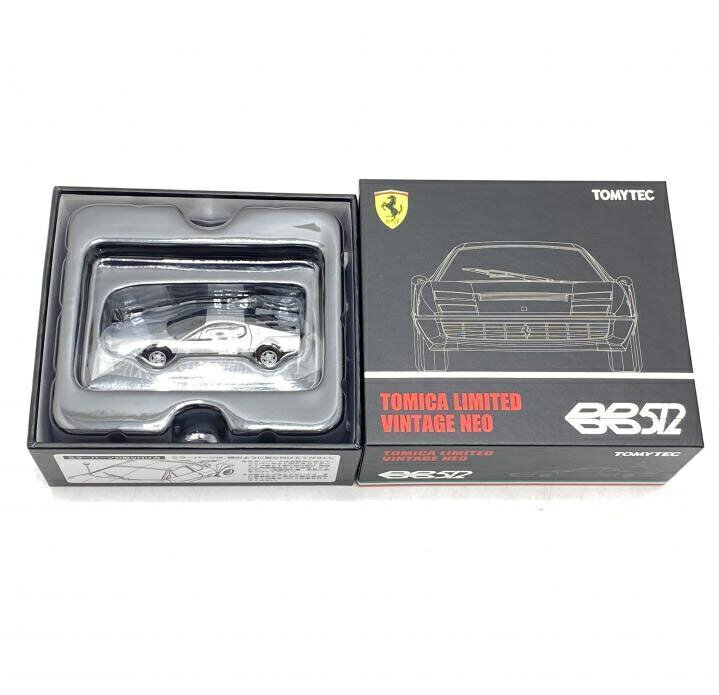 【中古】【開封】トミーテック 1/64 LV-NEO フェラーリBB512(銀) トミカリミテッドヴィンテージNEO ミニカー [306177][95]