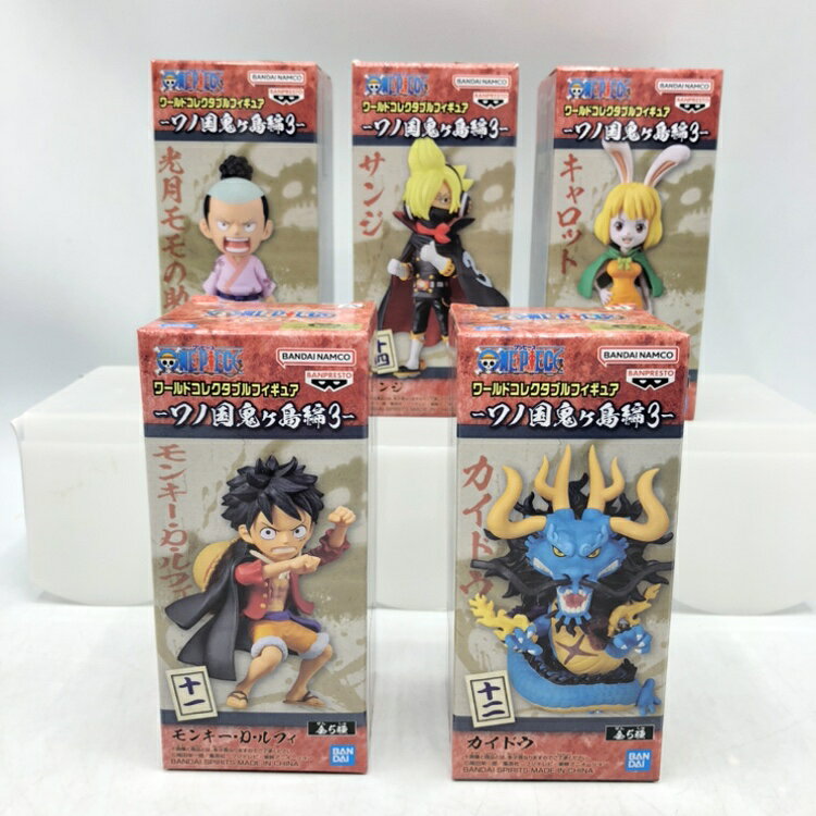 【中古】バンダイ　WCF ワノ国鬼ヶ島編3 5種セット　開封品[70]