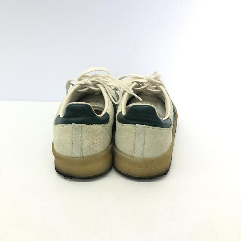 【中古】Ronnie Fieg × Clarks × adidas Samba White/Green　ID7297　26cm　ロニー・ファイグ　クラークス　アディダス　サンバ[66]