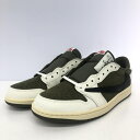 【中古】Travis Scott×NIKE AIR JORDAN 1 LOW OG SP Reverse Olive 27cm DM7866-200 ナイキ ト...
