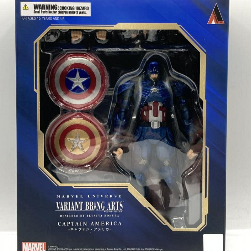 【中古】キャプテン・アメリカ マーベル ユニバース VARIANT BRING ARTS DESIGNED BY TETSUYA NOMURA[90]