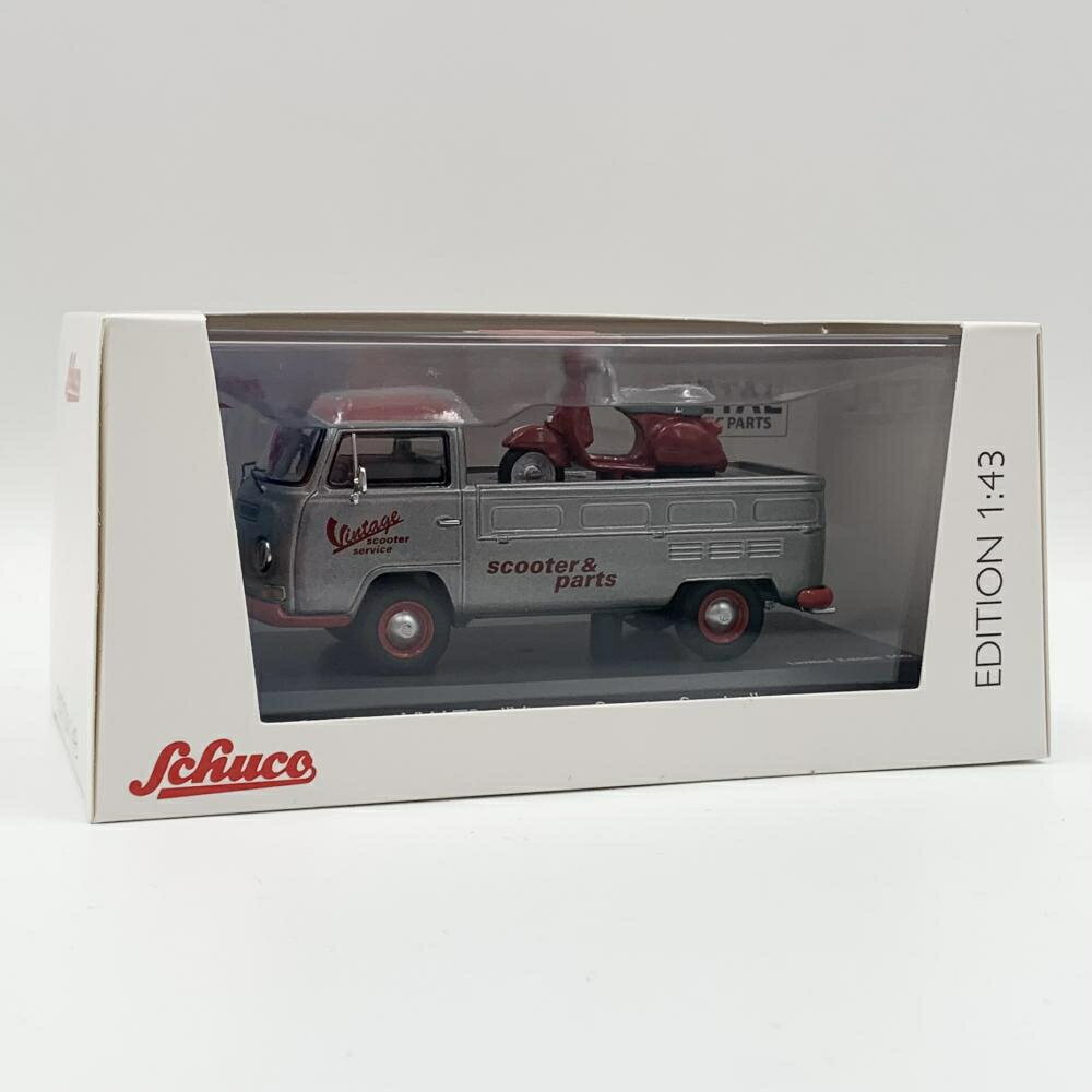 Rakuten - 【中古】開封 シュコー 1/43 VW T2a `VINTAGE SCOOTER SERVICE` ヴェスパPX積載[17]