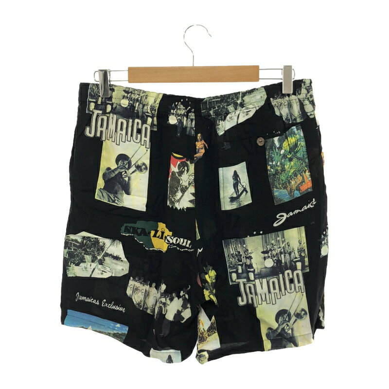【中古】WACKO MARIA 17SS KINGSTON JAMAICA HAWAIIAN SHORTS サイズL 総柄[91]