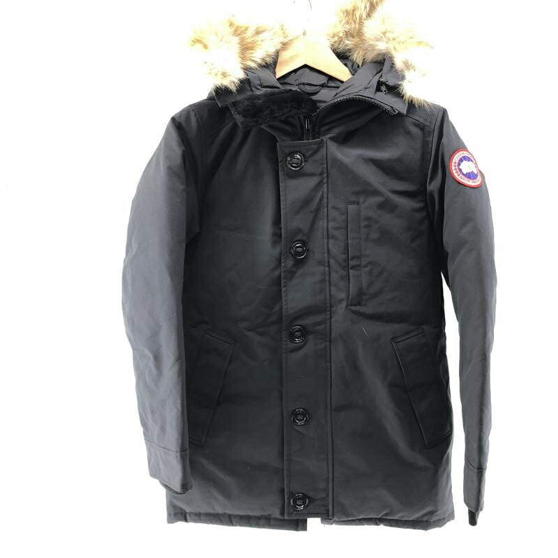 【中古】CANADA GOOSE JASPER PARKA ブラック S 3438JM カナダグース[24]