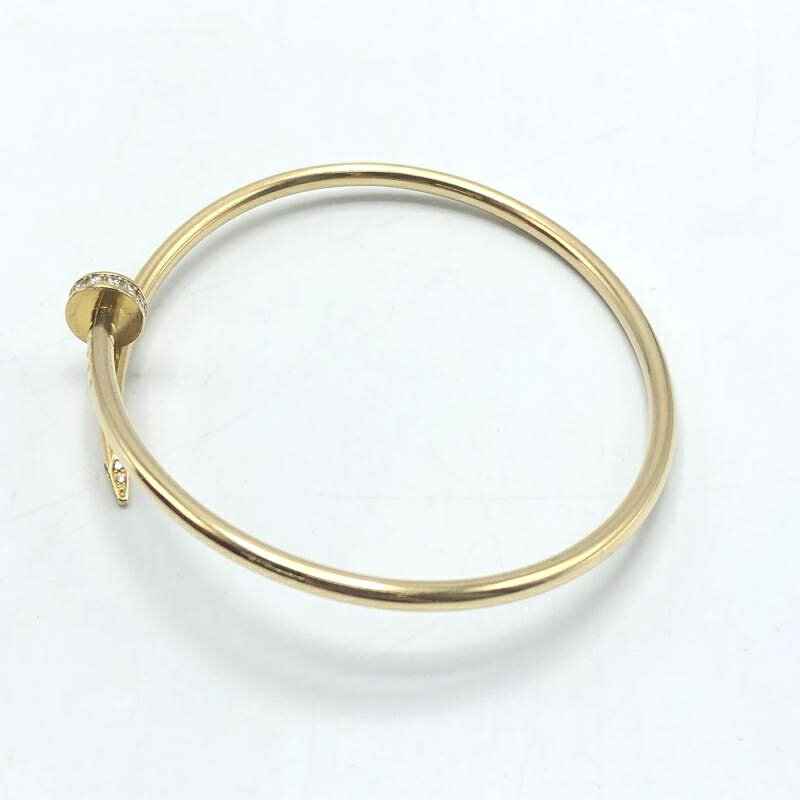 【中古】Cartier ジュストアンクル ダイヤブレスレット ゴールド カルティエ Au750...